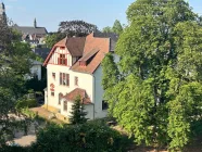 Villa im Schein der Abendsonne