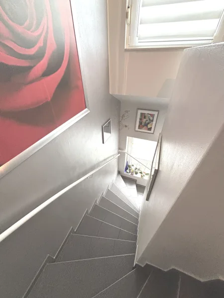 Treppe zur Wohnung