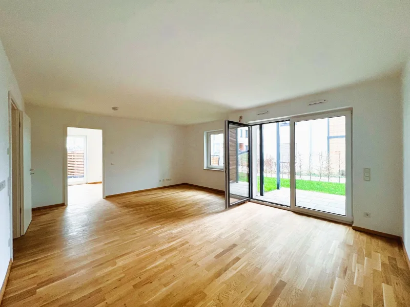  - Wohnung kaufen in Bad Aibling / Harthausen - Moderne Gartenwohnung – Wohnen mit Blick zur Kampenwand