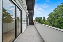 Balkon mit Ostausrichtung