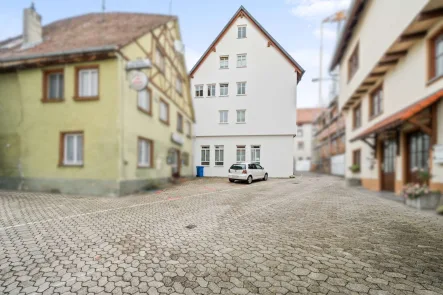 Außenansicht Süden - Haus kaufen in Riedlingen - Wohnen und Arbeiten! Schönes Wohn- und Geschäftshaus in der Altstadt von Riedlingen