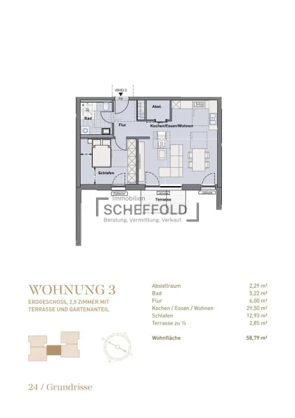 Grundriss Wohnung