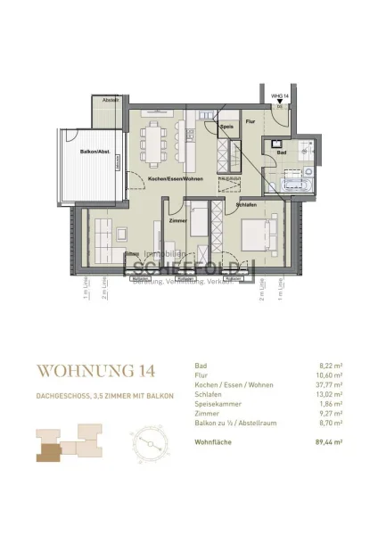 Grundriss Wohnung