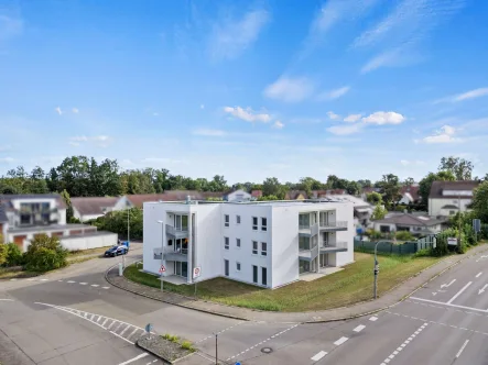 Süd-West-Ansicht - Wohnung kaufen in Ulm - Lichtdurchflutet! Durchdacht geschnittene 2,5-Zimmer-Penthouse-Eigentumswohnung