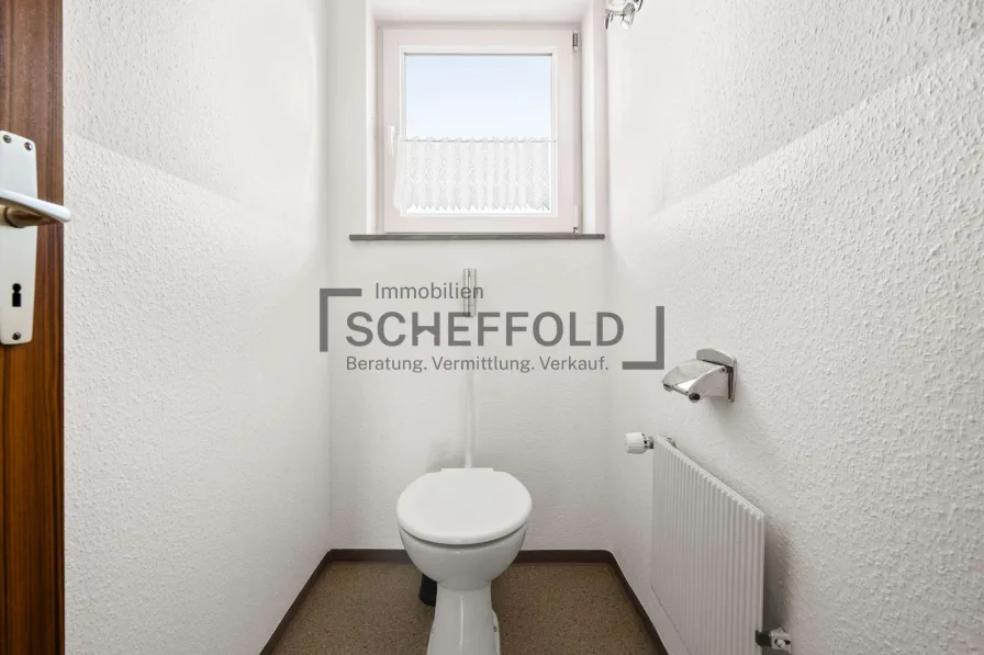 Toilette Obergeschoss