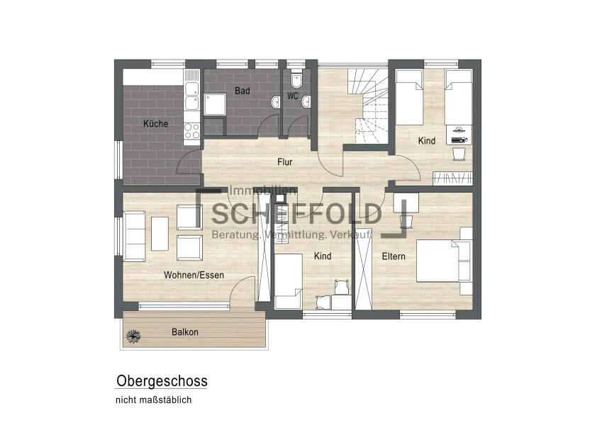 Grundriss Obergeschoss