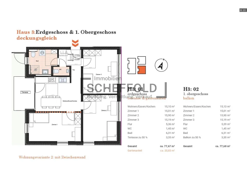 Grundriss H3W1