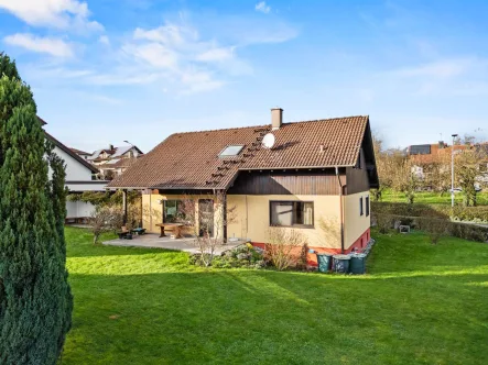 Ansicht Süd - Haus kaufen in Griesingen - Mit neuer Pelletsheizung! Charmantes Einfamilienhaus mit Wohlfühlcharakter