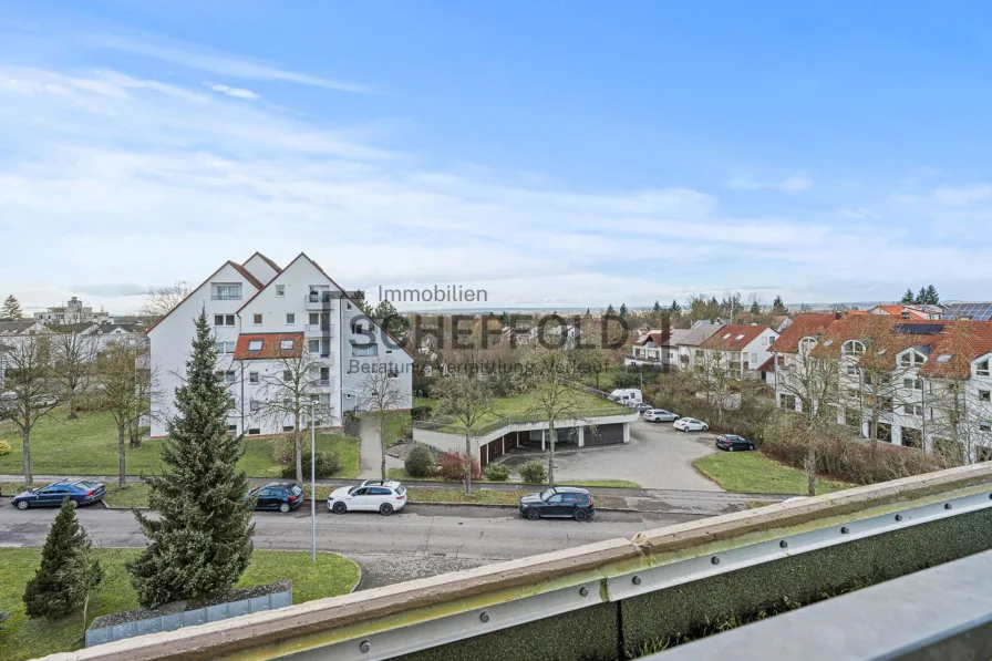 Ausblick Balkon