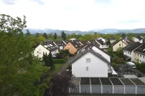 Blick aus der Wohnung