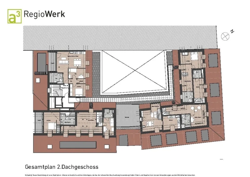 Gesamtplan 2. Dachgeschoss