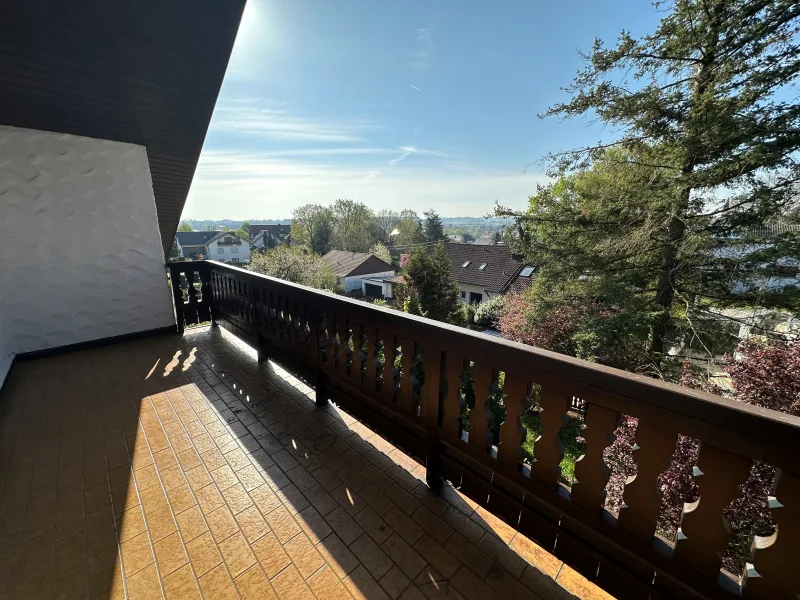 Balkon mit herrlichem Ausblick