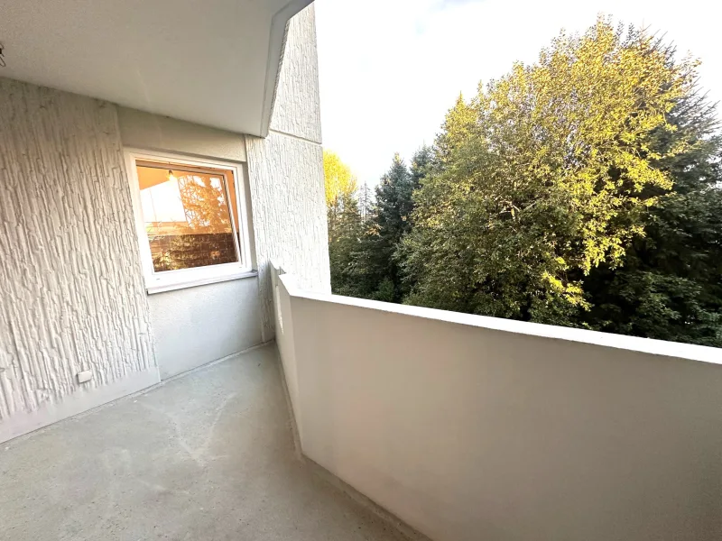 überdachter Balkon