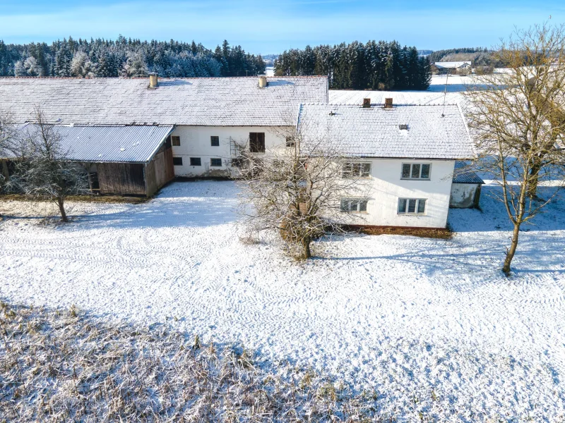 Sacherl in Alleinlage - Haus kaufen in Schnaitsee / Waldhausen - idyllisches Sacherl in Alleinlage - Zukauf von 10 ha Grund möglich