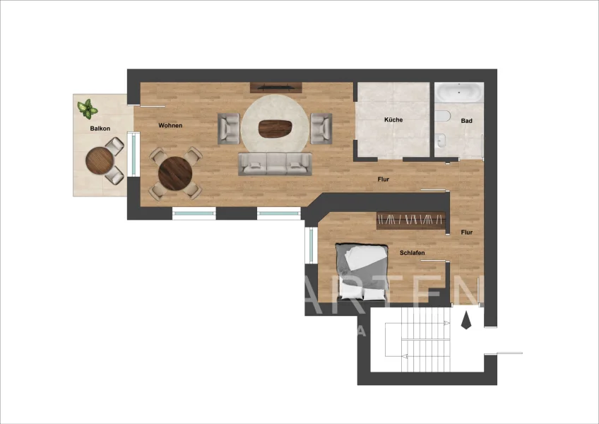 Westl.Vorstadt - Etage 1 - RS03OS