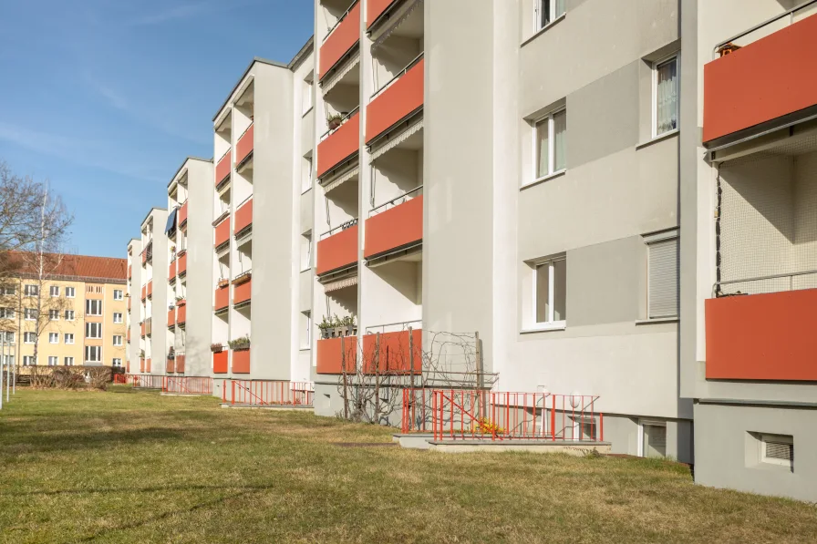 Außenansicht auf Balkon