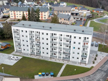 Aussenansicht - Wohnung mieten in Wolkenstein - Ihre neue 4 Wohnung für die Familie in Wolkenstein !