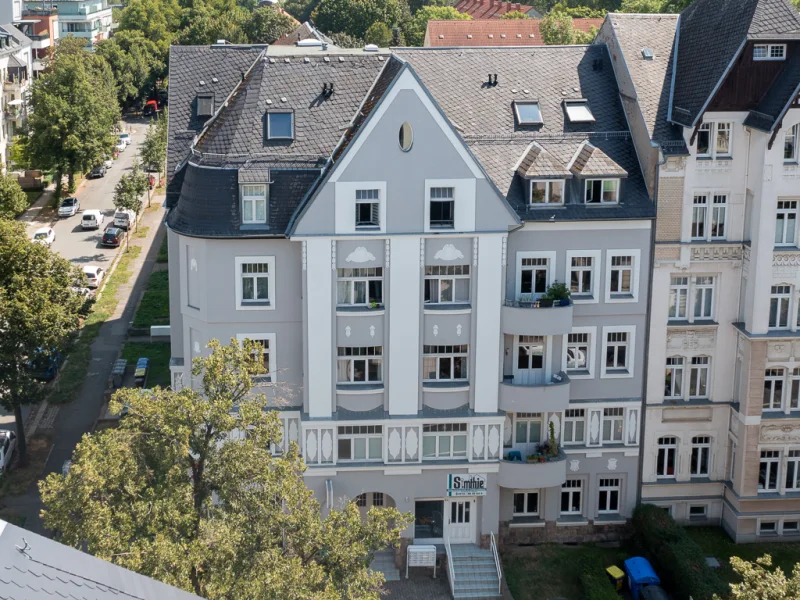 Aussenansicht - Wohnung mieten in Chemnitz - Großzügige 80 m² 2-Raum-Wohnung auf dem Kaßberg – Ihr neues Zuhause wartet!“