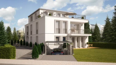 GFBS_Außen_02 - Haus kaufen in Hamburg Groß Flottbek / Nienstedten - NEUBAU in GROß FLOTTBEK:Villa Magnolia mit 11 Zimmern auf 180 m² Wohnfläche, Süd-West-Lage