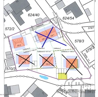 BG Aufteilung Pyrbaum neu 01.01.2025 - Grundstück kaufen in Pyrbaum - letztes baureifes Wohnbaugrundstück direkt in Pyrbaum Mitte