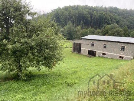 Baugrundstück in Weigendorf Etzelw.006 - Grundstück kaufen in Weigendorf - Großes Wohnbaugrundstück in Weigendorf – 1.200 m² für Ihr Traumhaus inkl. Scheune