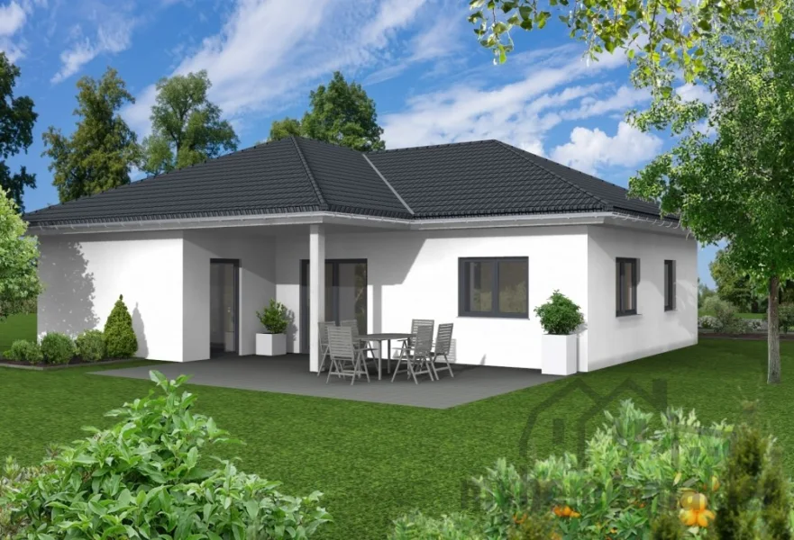 Bungalow-13,24x12,99-1VG-25°WD-102m² (2) - Haus kaufen in Memmelsdorf - Nah an der Natur mit allem Komfort! Ihr neues Massivhaus in Memmelsdorf