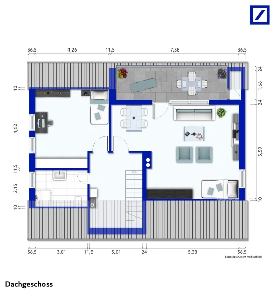 Grundriss Dachgeschoss