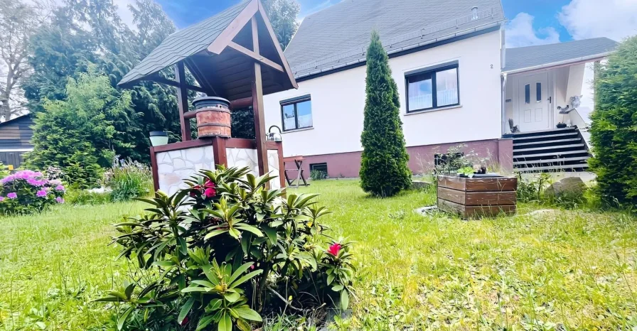 Hauseingang - Haus kaufen in Frohburg - Einfamilienhaus mit vielfältigem Potenzial im Speckgürtel von Leipzig 