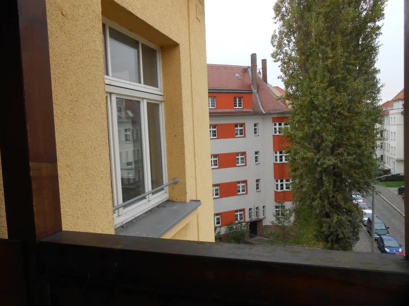 Blick vom Balkon