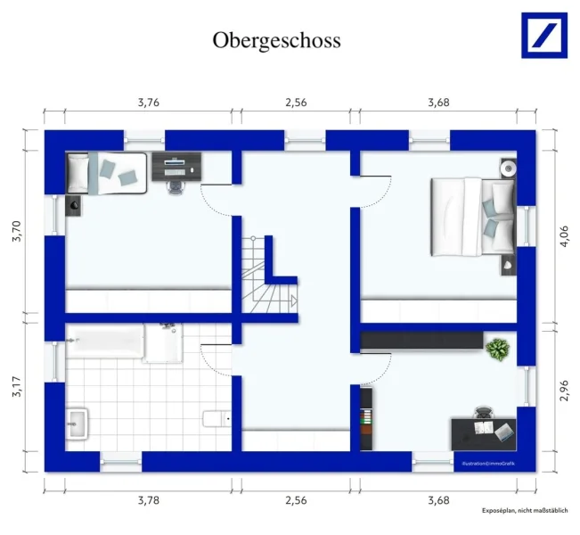 Grundriss Obergeschoss