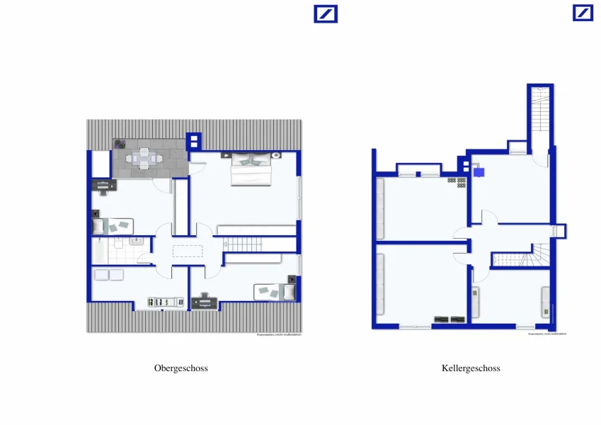 Obergeschoss + Keller