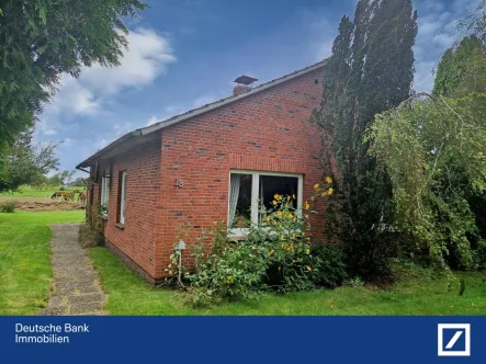 Blick zum Garten - Haus kaufen in Großefehn - Einfamilienhaus in Mittelgroßefehn 