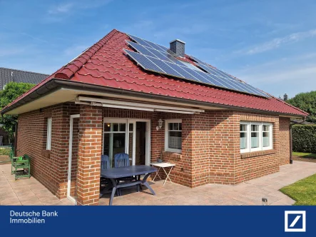 Südansicht - Haus kaufen in Wangerland - Klasse Bungalow im Herzen von Hooksiel