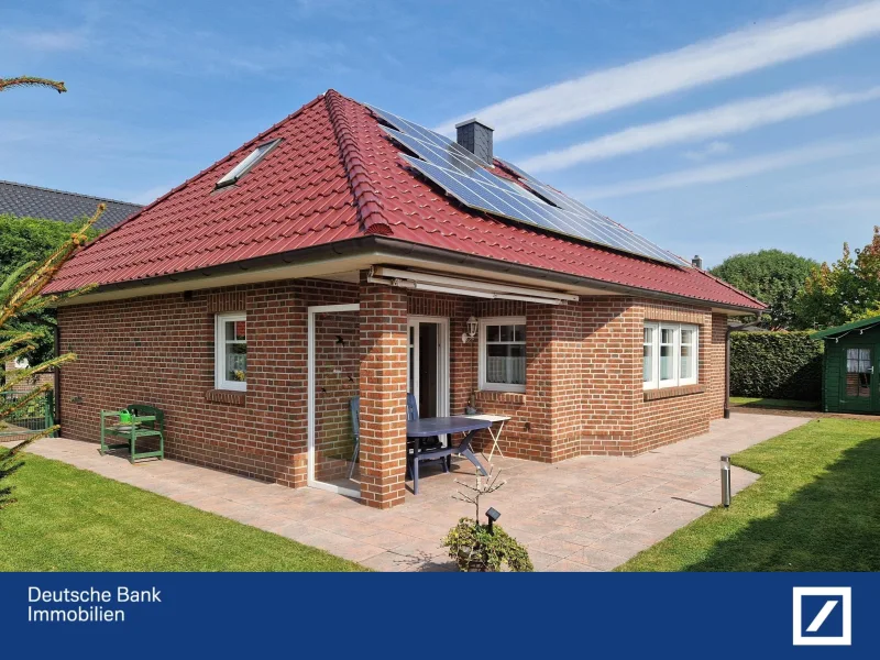 Hauptansicht - Haus kaufen in Wangerland - Top gepflegter Bungalow im Herzen von Hooksiel