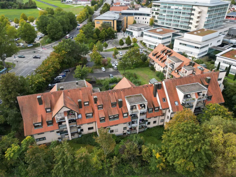 Luftaufnahme - Wohnung kaufen in Neumarkt - Drei Zimmer Wohnung zum Verlieben!