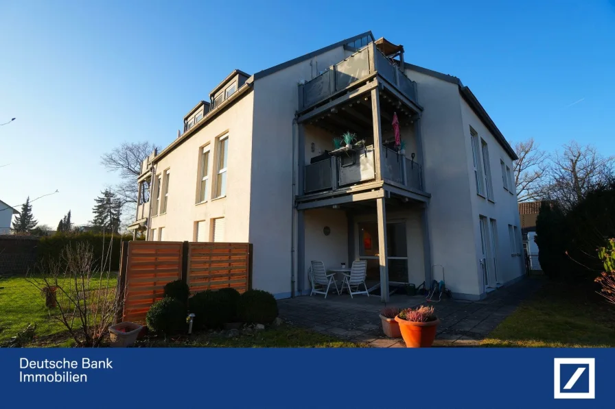 Außen - Wohnung kaufen in Wendelstein - Drei Zimmer mit Garten zum Verlieben!