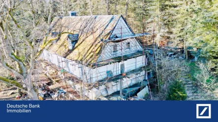 Ansicht - Haus kaufen in Geising - Charmantes Einfamilienhaus mit Potenzial in idyllischer Waldrandlage – Perfekt für Heimwerker!