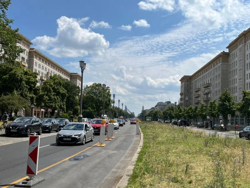 Blick in die Karl-Marx-Allee