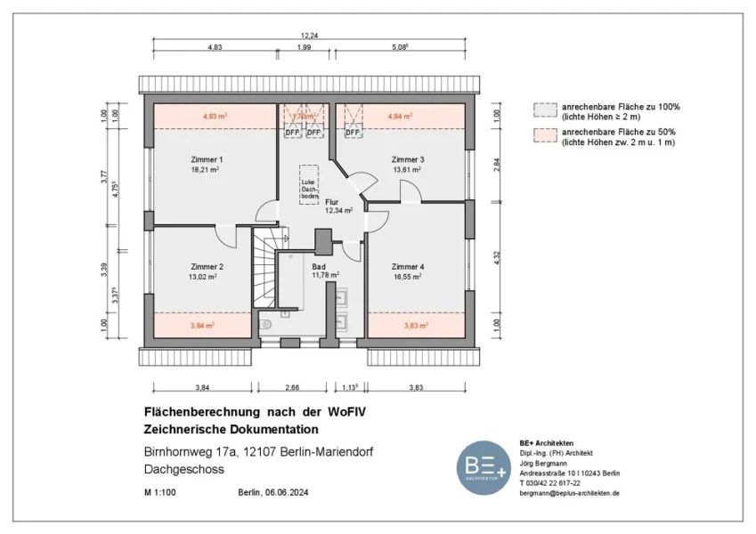 Grundriss Dachgeschoss