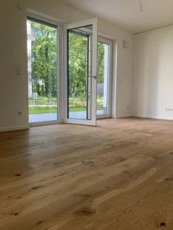 Ausblick - Wohnung mieten in Königs Wusterhausen - 2 Zimmer mit großzügiger Terrasse und Stellplatz mit E-Ladefunktion