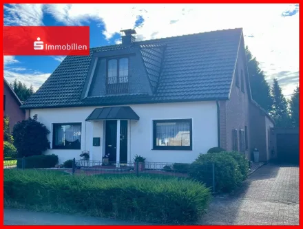  - Haus kaufen in Sulingen - +++Einfamilienhaus mit Garage und hübschem Garten in Sulingen+++