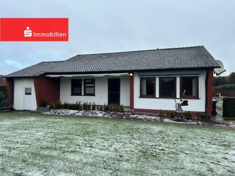 Ansicht Garten - Haus kaufen in Barver - +++Gepflegter, ebenerdiger Bungalow mit Ausbaureserve+++