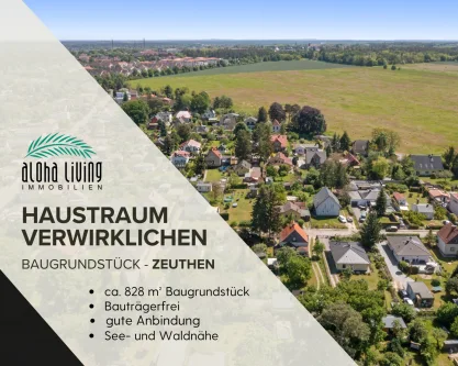 Titelbild - Grundstück kaufen in Zeuthen - Ihre Zukunft in Zeuthen - Grundstück in traumhafter Lage, umgeben von Wäldern und Feldern