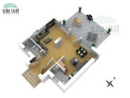 3D floor plan (ground floor)