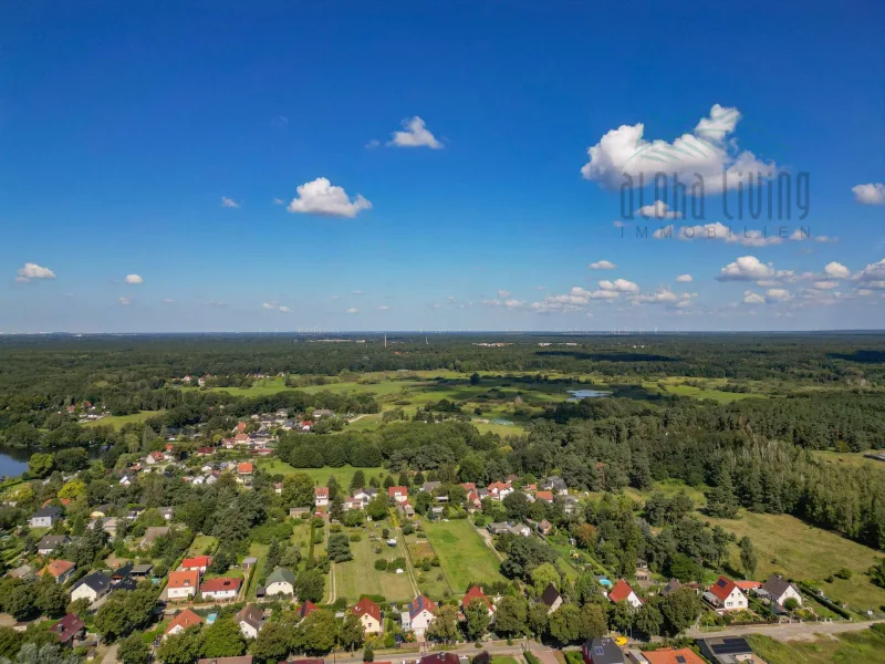 View from above Surroundings