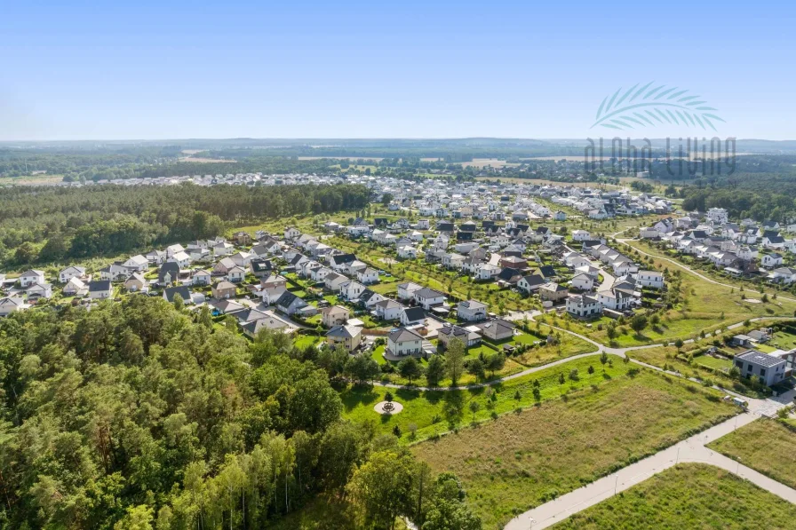 View of the surroundings from above 