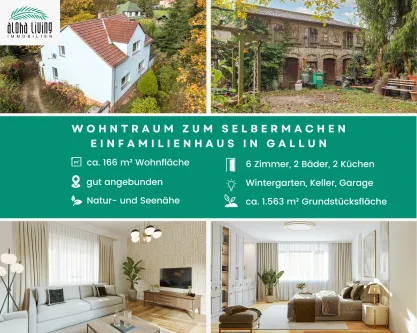 Titelbild - Haus kaufen in Mittenwalde - Wohntraum zum Selbermachen - großes Ein- bis Zweifamilienhaus in Mittenwalde (OT Gallun)