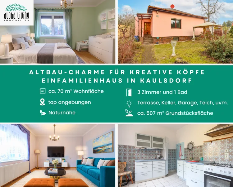 Titelbild - Haus kaufen in Berlin - Altbau-Charme für kreative Köpfe - Gestalte Dein Zuhause mit Garten in Berlin-Kaulsdorf!