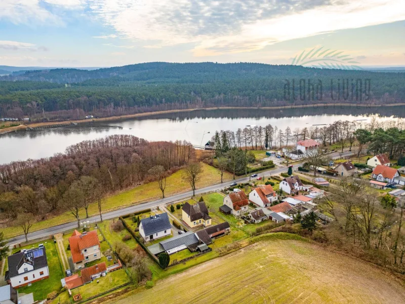 Blick auf den Petersdorfer See