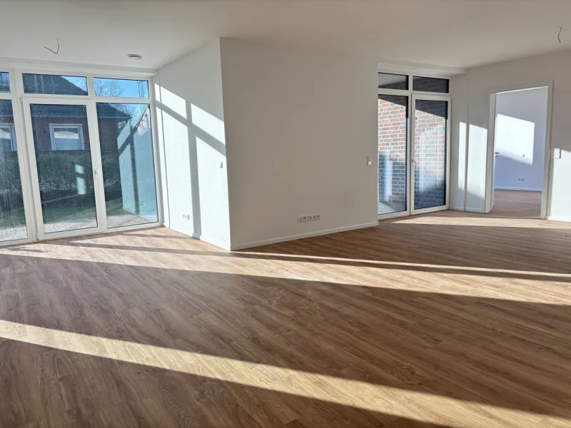 Wohnen/Essen - Wohnung kaufen in Norden - Großzügige Erdgeschosswohnung mit sonniger Terrasse in Norden zu verkaufen!